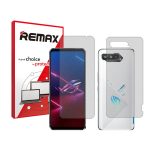 گلس صفحه نمایش و پشت گوشی ایسوس Rog Phone 5S مدل مات برند ریمکس کد SS