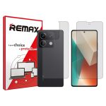 گلس صفحه نمایش و پشت گوشی شیائومی Redmi Note 13 مدل هیدروژلی شفاف برند ریمکس کد SS