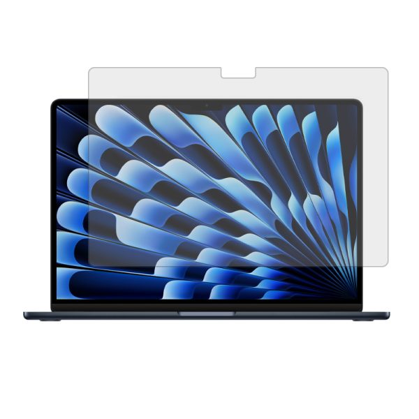 گلس لپ تاپ اپل MacBook Air 15 inch 2023 مدل نانو هیدروژل شفاف برند راک اسپیس کد XL