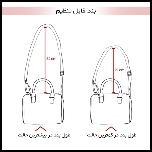 کیف بند زنجیری رودوشی زنانه مدل چرمی وارداتی کد 036 (در حد نو)