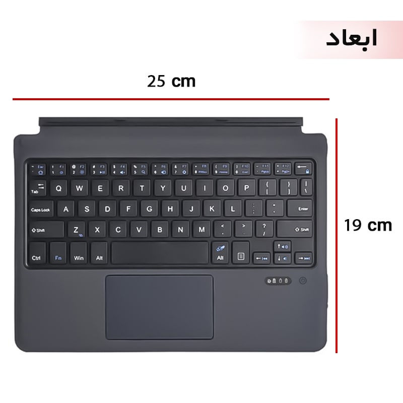 کیبورد هوشمند تبلت استرانگ مدل SF-1087D مناسب برای تبلت های مایکروسافت Surface Go / Go2 / Go3 / Go4