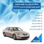 گلس مانیتور هیوندای جنسیس (Genesis) 2011-2013 مدل شفاف برند تکنو - Image 4