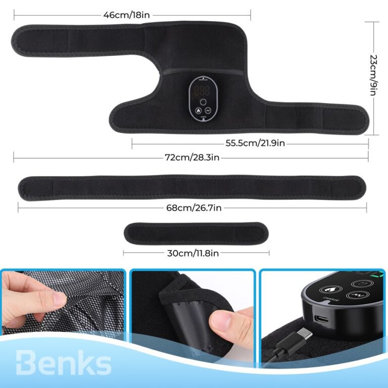 زانو بند طبی (ماساژور زانو / شانه / آرنج) لرزشی و گرمایی برند بنکس مدل 102311