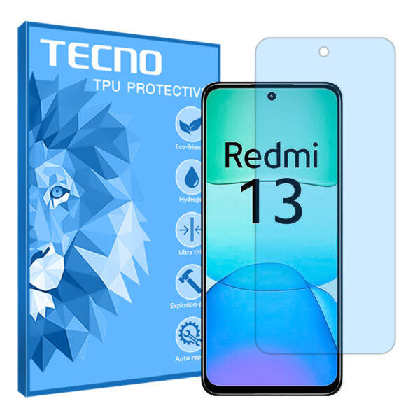 گلس شیائومی Redmi 13 مدل هیدروژلی آنتی بلو برند تکنو کد S