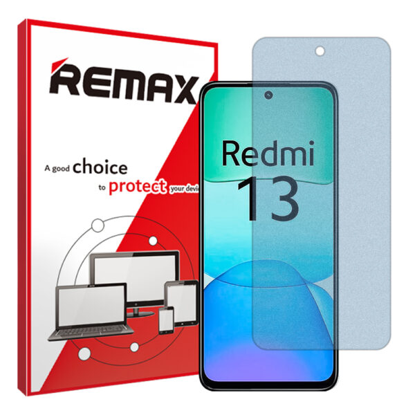 گلس شیائومی Redmi 13 مدل مات آنتی بلو برند ریمکس کد S