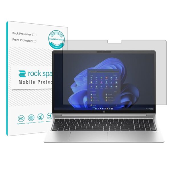 گلس لپ تاپ اچ پی ProBook 450 G10 مدل نانو هیدروژل شفاف برند راک اسپیس کد XL