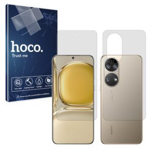 گلس صفحه نمایش و پشت گوشی هوآوی P50 Pro مدل شفاف برند هوکو کد SS