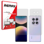 گلس صفحه نمایش و پشت گوشی شیائومی Redmi Note 14 Pro 4G مدل هیدروژلی شفاف برند ریمکس کد SS
