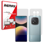 گلس صفحه نمایش و پشت گوشی شیائومی Redmi Note 14 Pro Plus 5G مدل هیدروژلی شفاف برند ریمکس کد SS