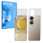 گلس صفحه نمایش و پشت گوشی هوآوی P50 Pro مدل هیدروژلی شفاف برند تکنو کد SS