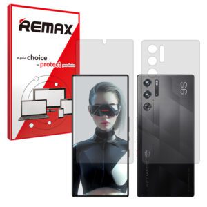 گلس صفحه نمایش و پشت گوشی زد تی ای nubia RedMagic 9S Pro مدل هیدروژلی مات برند ریمکس کد SS