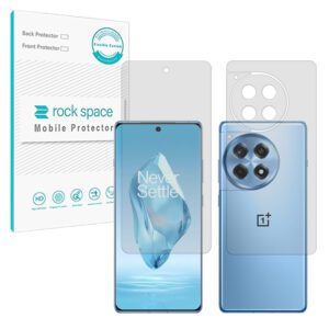 گلس محافظ صفحه نمایش و پشت گوشی وان پلاس 12R مدل نانو هیدروژل مات (گیمینگ) برند راک اسپیس کد SS