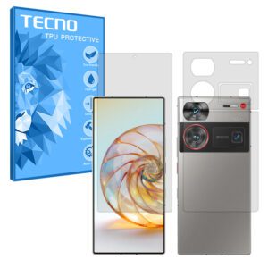 گلس صفحه نمایش و پشت گوشی زد تی ای nubia Z60 Ultra مدل هیدروژلی مات برند تکنو کد SS