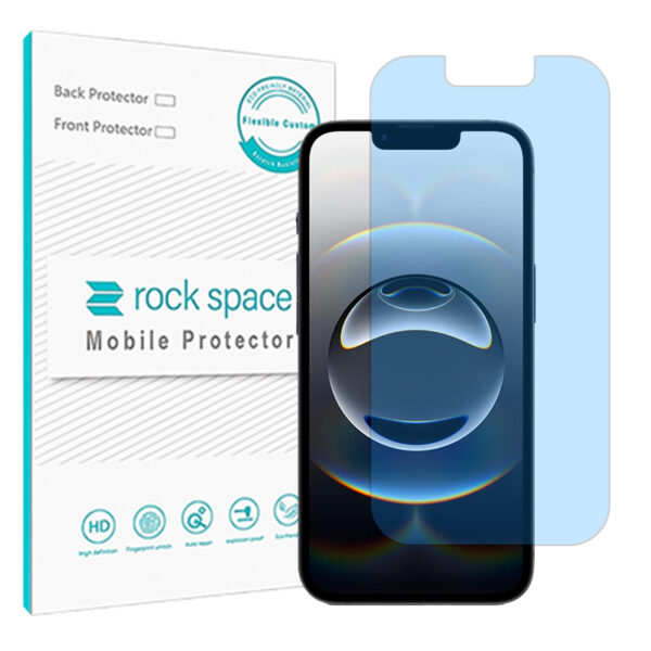 گلس اپل iPhone 16e مدل نانو هیدروژل آنتی بلو برند راک اسپیس کد S