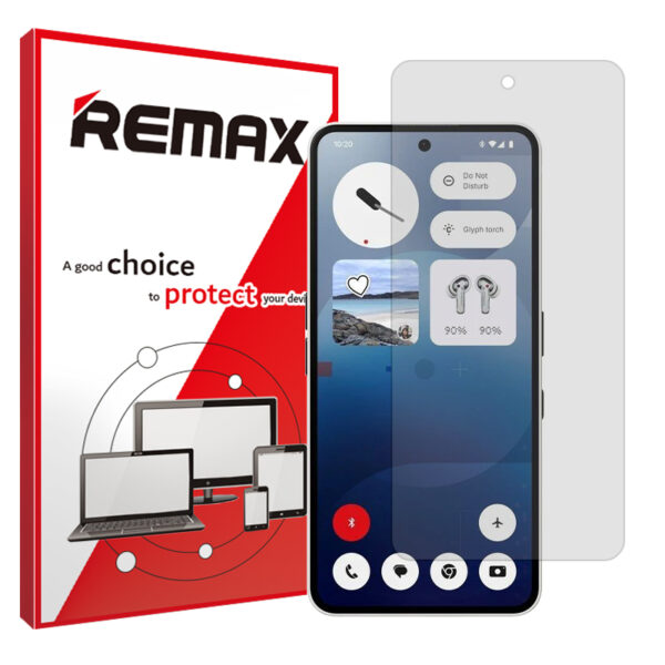 گلس ناتینگ فون 3a Pro مدل هیدروژلی شفاف برند ریمکس کد S