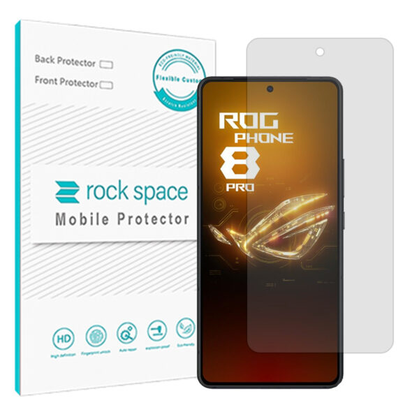 گلس ایسوس ROG Phone 9 مدل نانو هیدروژل شفاف برند راک اسپیس کد s