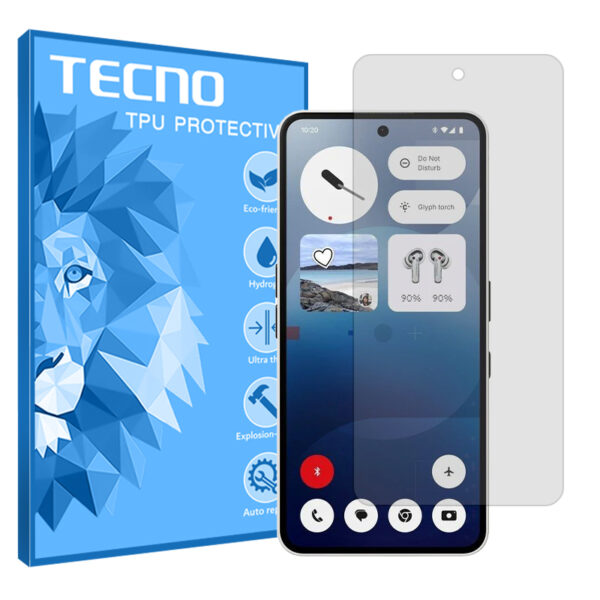 گلس ناتینگ فون 3a Pro مدل هیدروژلی شفاف برند تکنو کد S