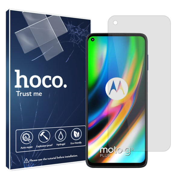 گلس موتورولا Moto G9 Plus مدل هیدروژلی شفاف برند هوکو کد S