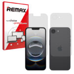 گلس صفحه نمایش و پشت گوشی اپل iPhone 16e مدل هیدروژلی مات برند ریمکس کد SS