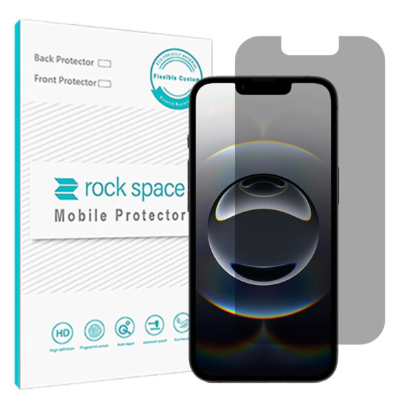 گلس اپل iPhone 16e مدل نانو هیدروژل پرایوسی برند راک اسپیس کد S