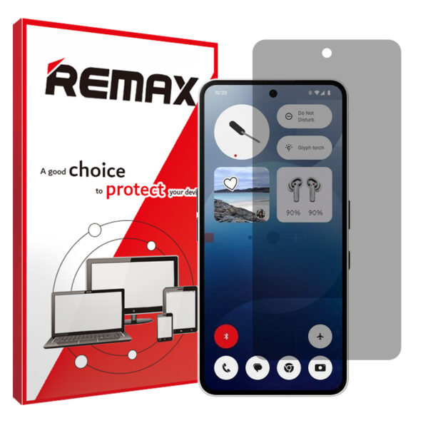 گلس ناتینگ فون 3a Pro مدل هیدروژلی پرایوسی برند ریمکس کد S