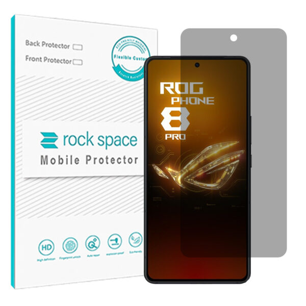 گلس ایسوس ROG Phone 9 مدل نانو هیدروژل پرایوسی برند راک اسپیس کد S