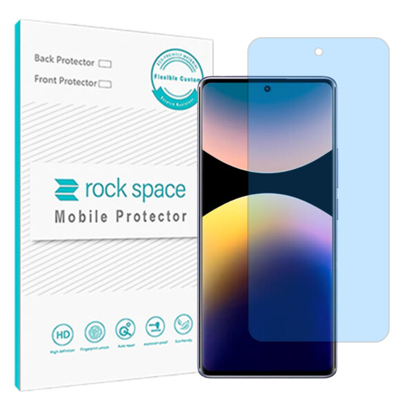 گلس شیائومی Redmi Note 14 Pro 4G مدل نانو هیدروژل آنتی بلو برند راک اسپیس کد S