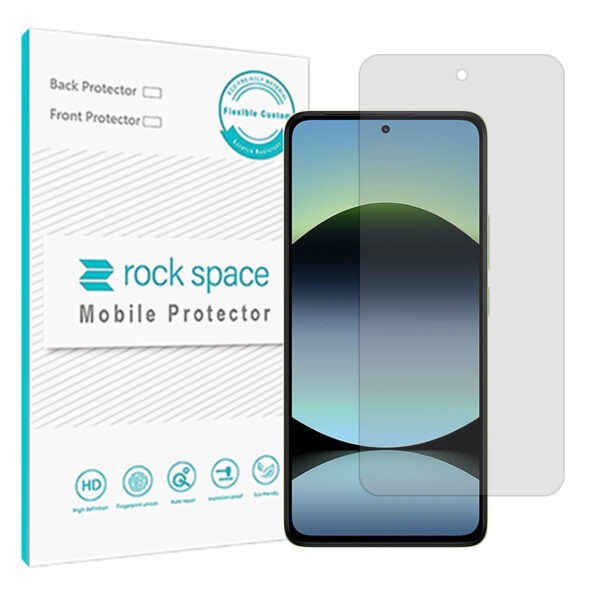 گلس شیائومی Redmi Note 14 4G مدل نانو هیدروژل شفاف برند راک اسپیس کد s
