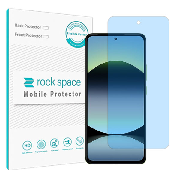 گلس شیائومی Redmi Note 14 4G مدل نانو هیدروژل آنتی بلو برند راک اسپیس کد S