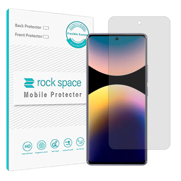 گلس شیائومی Redmi Note 14 Pro 4G مدل نانو هیدروژل شفاف برند راک اسپیس کد s