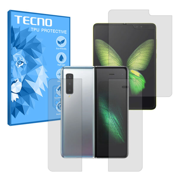 گلس صفحه نمایش و پشت گوشی سامسونگ Galaxy Fold مدل هیدروژلی مات برند تکنو کد LSS