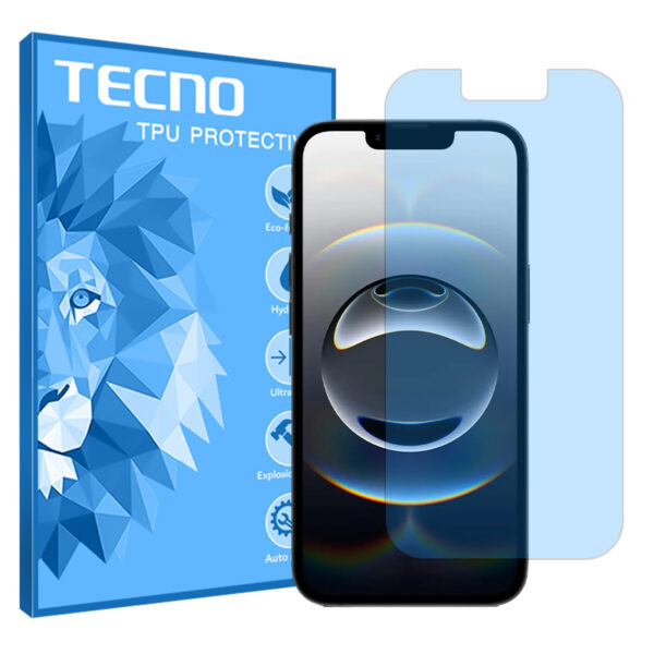 گلس اپل iPhone 16e مدل هیدروژلی مات آنتی بلو برند تکنو کد S