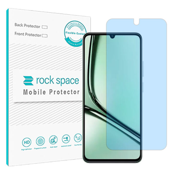 گلس ریلمی Note 60x مدل نانو هیدروژل آنتی بلو برند راک اسپیس کد S