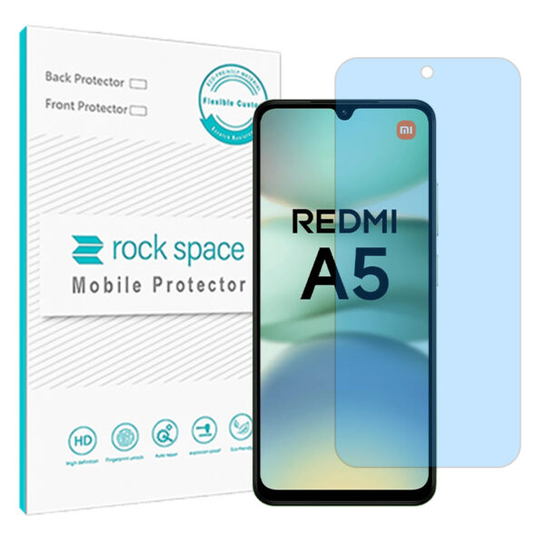 گلس سامسونگ شیائومی Redmi A5 4G مدل نانو هیدروژل آنتی بلو برند راک اسپیس کد S