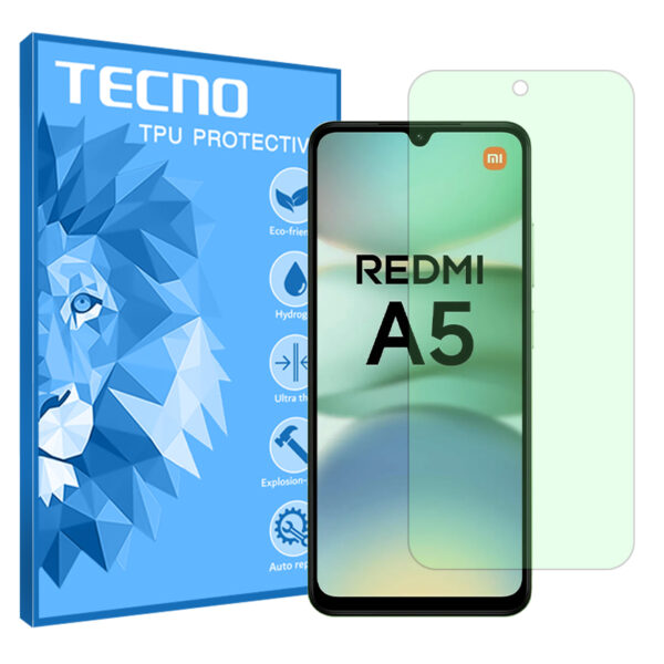 گلس شیائومی Redmi A5 4G مدل گرین لایت برند تکنو کد S