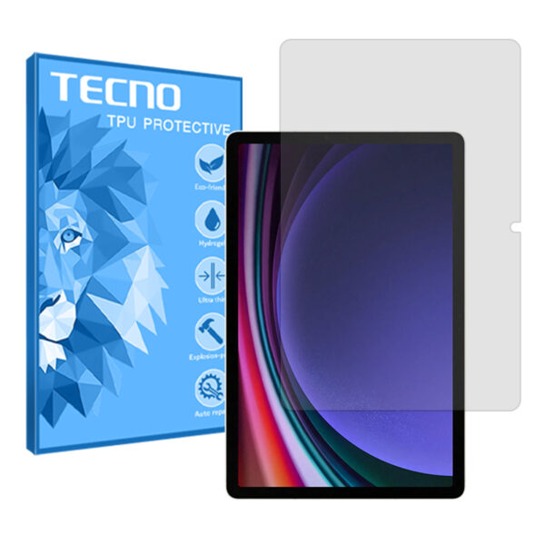 گلس تبلت سامسونگ Galaxy Tab S9 مدل نانو هیدروژل شفاف برند تکنو کد L