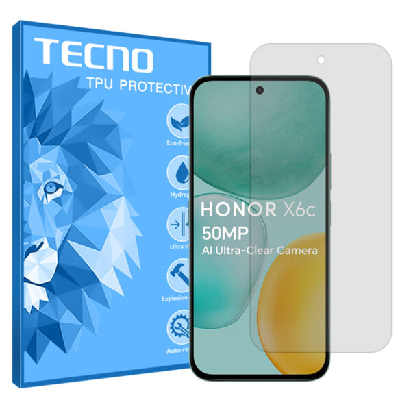 گلس آنر X6c مدل هیدروژلی شفاف برند تکنو کد S