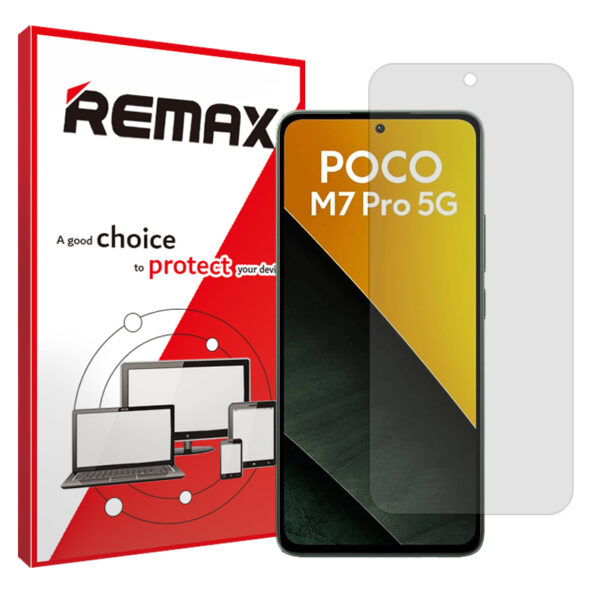 گلس شیائومی Poco M7 Pro 5G مدل هیدروژلی مات برند ریمکس کد S