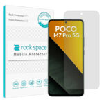 گلس شیائومی Poco M7 Pro 5G مدل نانو هیدروژل شفاف برند راک اسپیس کد S