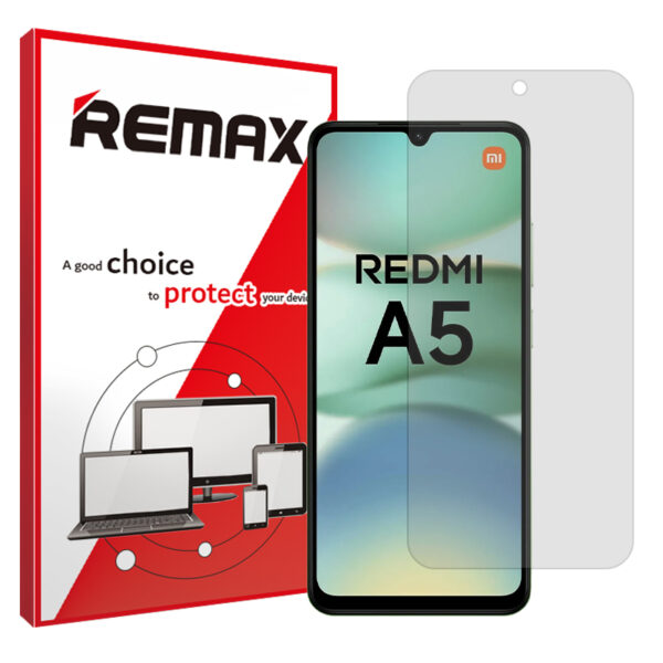 گلس شیائومی Redmi A5 4G مدل هیدروژلی شفاف برند ریمکس کد S