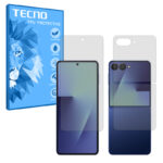 گلس صفحه نمایش و پشت گوشی سامسونگ Galaxy Z Flip7 مدل هیدروژلی شفاف برند تکنو کد SS