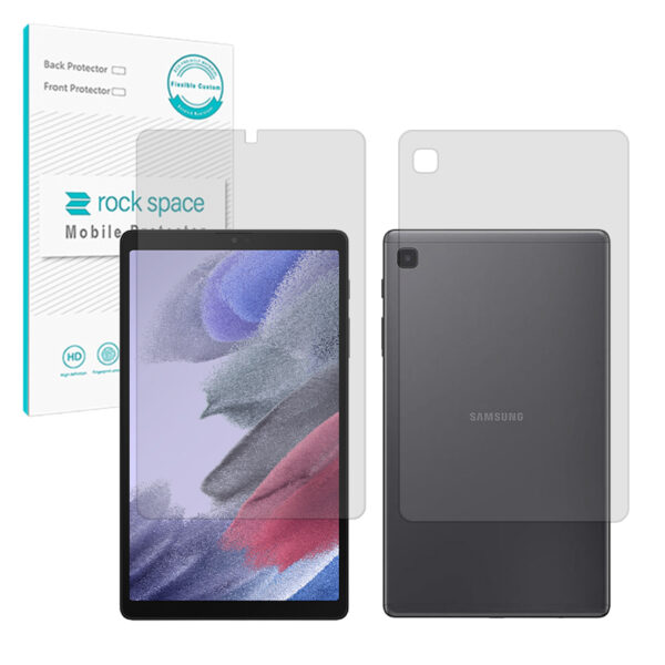 گلس صفحه نمایش و پشت تبلت سامسونگ Galaxy Tab A7 Lite 8.7 مدل نانو هیدروژل شفاف برند راک اسپیس کد LL
