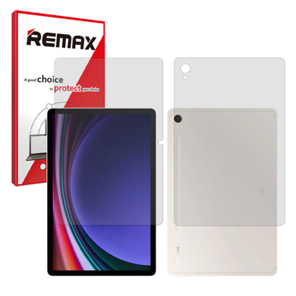 گلس صفحه نمایش و پشت تبلت سامسونگ Galaxy Tab S9 مدل هیدروژلی مات برند ریمکس کد LL