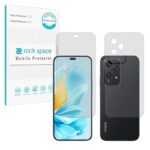 گلس صفحه نمایش و پشت گوشی آنر 200 Lite مدل نانو هیدروژل مات برند راک اسپیس کد SS