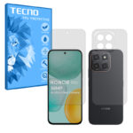 گلس صفحه نمایش و پشت گوشی آنر X6c مدل هیدروژلی شفاف برند تکنو کد SS