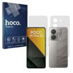 گلس صفحه نمایش و پشت گوشی شیائومی Poco M7 Pro 5G مدل مات برند هوکو کد SS
