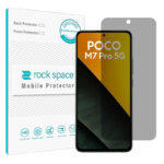 گلس شیائومی Poco M7 Pro 5G مدل نانو هیدروژل پرایوسی برند راک اسپیس کدS