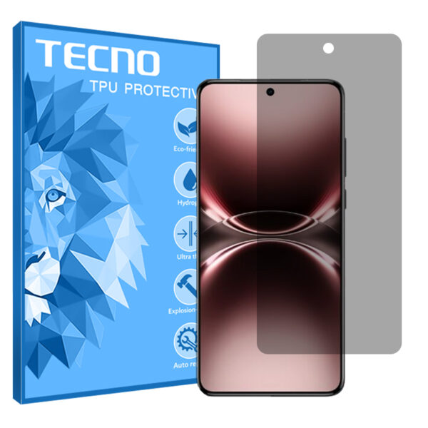 گلس ویوو X200 Ultra مدل هیدروژلی پرایوسی برند تکنو کد S