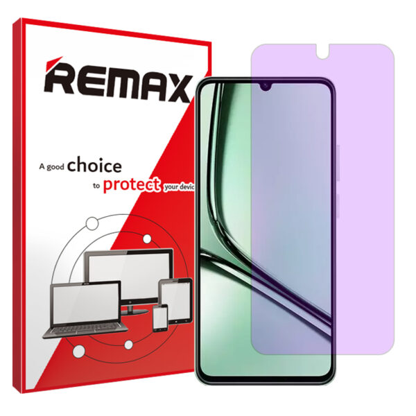 گلس ریلمی Note 60x مدل هیدروژلی آنتی پرپل برند ریمکس کد S