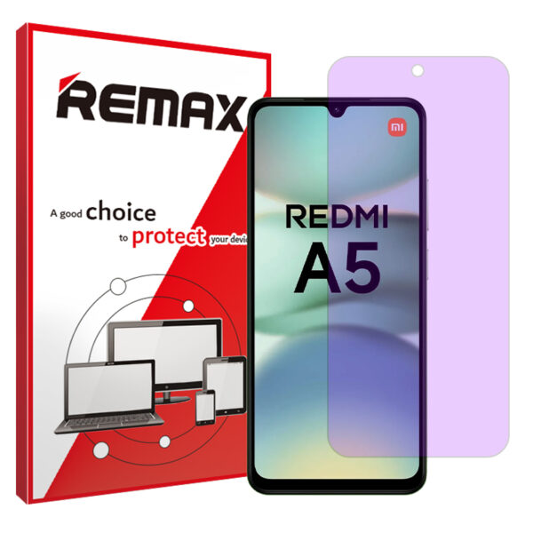 گلس شیائومی Redmi A5 4G مدل هیدروژلی آنتی پرپل برند ریمکس کد S
